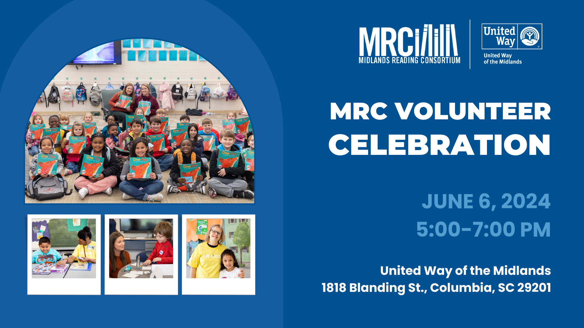 MRC Volunteer Celebration Graphic