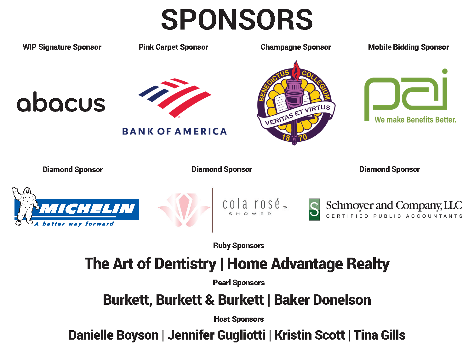 power of the purse sponsors